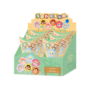 100% authentique PopMart CRYBABY triste <span class=keywords><strong>Club</strong></span> série boîte aveugle en peluche fleur Crybaby mystère boîte mignon jouets poupée cadeau décoration - Product Image 1