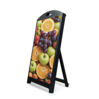 Écran LED publicitaire mobile P2.5 pour extérieur et intérieur, 640x960mm, panneau d'affichage électronique mobile, écran de présentation