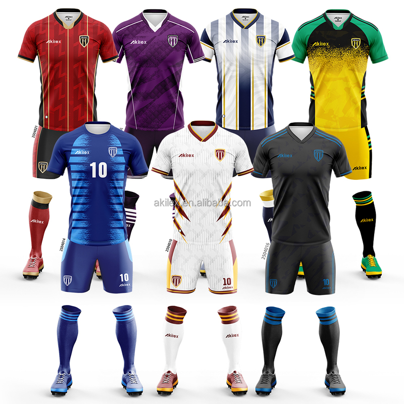 Hot Sale Sublimation Football Uniform Plain