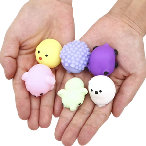 Squishy Mochi Animals Stress Relief Soft Mini Cute Animal Squeeze Decompression <b>Fidget</b> Sensory Capsule Toys 50mm for Kids - Product Image 1