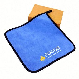 Toallas de Microfibra Gruesas de Terciopelo Coral de Secado Rápido, Bordadas Personalizadas, Ecológicas para Lavado de Autos - Product Image 4