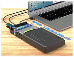 新品多機能2.<span class=keywords><strong>5</strong></span> /3.<span class=keywords><strong>5</strong></span>インチHDD/M.2 SSDダブル外付けハードディスクa to C 10Gbps外付け - Product Image 6