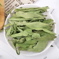 Teh Daun Stevia Herbal Cina Kering Alami Grosir Pabrik, Stevia Rebaudiana Kering Segar untuk Teh