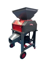 Nouvelle machine à casser les grains en acier inoxydable, à moteur essence, pour le broyage du maïs et du malt, destinée à l'alimentation du bétail, capacité de 6 tonnes par heure