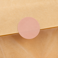 Sac en papier kraft avec fenêtre transparente, auto-adhésif, pour emballage de boulangerie, biscuits, beignets, pain, friandises, pour boulangerie, logo personnalisé