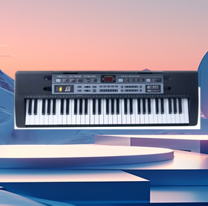 Tastiera Elettrica a 61 Tasti per Bambini, Tastiera Portatile con 300 Suoni e Ritmi, Kit per l'Apprendimento Musicale - Product Image 5