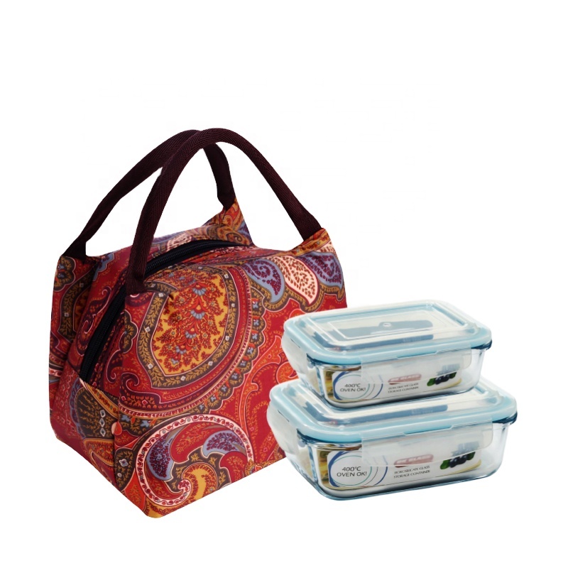 Коробка-холодильник, Подарочная Водонепроницаемая Полиэстеровая легко моющаяся изолированная сумка для обедов для детей и взрослых