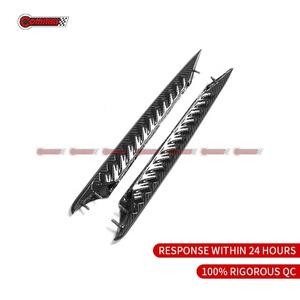 Precio de Fábrica, Estilo OEM, Piezas de Auto de Fibra de Carbono Seca, Rejilla de Ventilación para Guardabarros para Aston Martin DB11 - Product Image 2