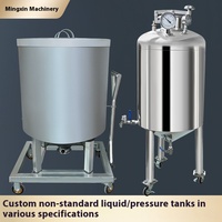 201/304 trémie de cylindre liquide de pâte non standard de machine de remplissage d'acier inoxydable pour le légume de fruit de nourriture