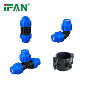 IFAN nhà máy ASTM d3035 nén phù hợp HDPE khớp nối khuỷu tay <span class=keywords><strong>TEE</strong></span> cắm HDPE phụ kiện đường ống polyethylene ống nước HDPE phù hợp - Product Image 5