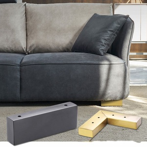 Piedini per Divano a L in Metallo Moderni, Resistenti, con 7 Supporti per Mobile TV, Comodino, Tavolino da Caffè, <span class=keywords><strong>Mobili</strong></span> da <span class=keywords><strong>Cucina</strong></span> - Product Image 5