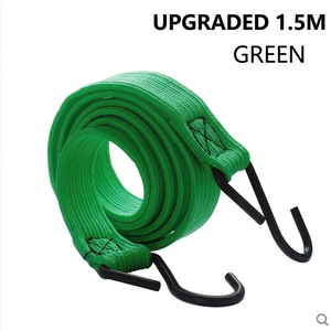 Sac de selle pour vélo et moto, bagage, corde élastique colorée de 1,5 m avec boucle métallique pour accessoires de fixation de coffre - Product Image 3