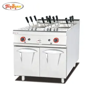 gas pasta express cooker with 6 basket