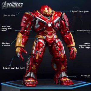 Figurine Iron Man Lumineuse sous Licence Officielle <span class=keywords><strong>Marvel</strong></span>, Armure Anti-Hulk Zhongdong, Emballage Boîte, 14 Ans et Plus, Article de Collection - Product Image 4