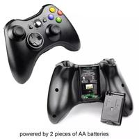 Manette de jeu sans fil 2,4 GHz pour 360 avec récepteur PC, joystick à double vibration, contrôleur de jeu pour console 360