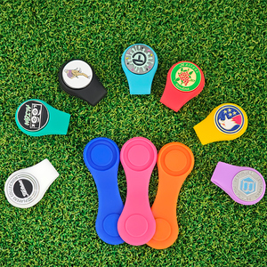 Ready to Deliver Premium Zinc Alloy Magnetic Cap Pins Hat Clip for Baseball Caps and <b>Golf</b> Visors - Product Image 3