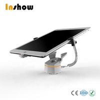 INSHOW A505H iPad Hırsızlık Önleyici Ekran Standı Güvenlik Alarm Braketi Perakende Tablet Sergisi için Şarj Edilebilir Kayıp Önleyici Tutucu