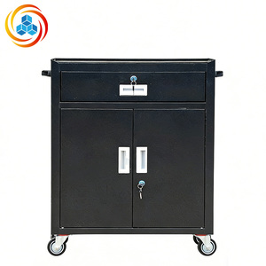 Heavy Duty Metal Rolling Tool Chest <b>Lockable</b> <b>Drawer</b> Cabinet | Industrial Office Furniture Storage Trolley Eco-Friendly 300kg - Product Image 1