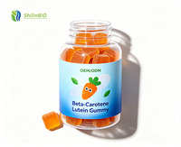 SLBIO Private Label Beta-Caroteen Luteïne Oogverzorging Gummies Supplement 2 Gummies Dagelijkse Dosis 60 Stuks/Fles Voedingsmiddelenkwaliteit