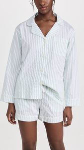 Set di indumenti da notte da donna in <span class=keywords><strong>cotone</strong></span> <span class=keywords><strong>pantaloncini</strong></span> da notte a due pezzi in puro <span class=keywords><strong>cotone</strong></span> <span class=keywords><strong>pigiama</strong></span> e <span class=keywords><strong>pigiama</strong></span> Shorts - Product Image 4