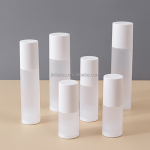 Bouteilles d'emballage cosmétiques sans air givrées Offre Spéciale gamme 15ml-100ml pour pulvérisateur de pompe de surface d'impression d'écran de lotion pour le corps - Product Image 5