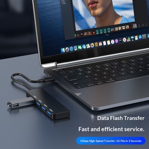 Base de Conexión <span class=keywords><strong>USB</strong></span> 3.0 de 4 Puertos para Laptops, Divisor <span class=keywords><strong>HUB</strong></span> - Product Image 2