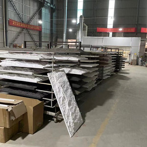 แผ่นไม้อัดตกแต่ง3D เทียมแผ่นผนังโพลียูรีเทน/พียูแผ่นหินวัฒนธรรม - Product Image 3