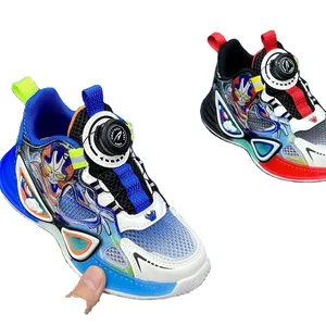 Wholesale 2024 High-quality Cartoon Boys' Breathable Mesh Sport Shoes For School Students Kid Sneakers