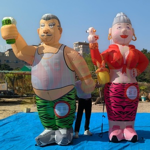 Tổ chức sự kiện khuyến mãi Inflatable bà già phim hoạt hình, quảng cáo tùy chỉnh Inflatable Sarah mô hình không có xem xét - Product Image 3