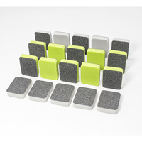 Éponge en acier inoxydable MINI, haute absorption, forme rectangulaire, pour la cuisine, nettoyage des verres, de la céramique, des plats, des casseroles, des coins