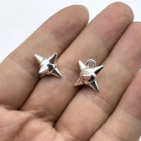 1 Pièce Gothique DIY Bijoux Femmes Nail Ball Pendentif Charm Punk Boucles d'oreilles Accessoires