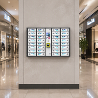 Borne de Recharge Commerciale GIA à 32 Emplacements, Distributeur Automatique de Chargeurs en Libre-Service, Prise en Charge Paiement par Carte Nayax, OEM ODM pour Centres Commerciaux et Aéroports