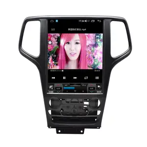 12.1 Inch Tesla Screen Car Radio DVD Player GPS Navigation For Jeep Grand Cherokee 2014 - 2017