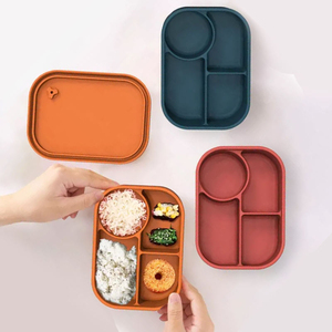 Boîte à lunch portable en silicone écologique, grande capacité et réutilisable, de qualité alimentaire - Product Image 1
