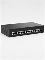 Switch PoE Inteligente de 8 Puertos Gigabit, Administrado en la Nube con Ranura SFP y Puerto de Enlace Ascendente RJ45