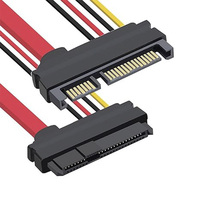Cavo da 30CM SAS a SATA SFF-8482 cavo di prolunga da SAS 29pin a disco rigido da 22pin
