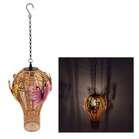 Pendentif en rotin de forme ovale allumant les lampes suspendues de décor à la maison en plastique pour le bureau à domicile