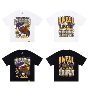 T-shirt Streetwear Designer Personalizzata 2026 all'ingrosso con stampa 3D, vestibilità ampia, in cotone assorbente, con stampa 'That's AWFUL LOT' - Product Image 2