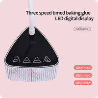 Lampe UV LED mini portable rechargeable populaire avec support pour vernis à ongles en gel, séchoir à ongles sans fil pour la polymérisation de la résine