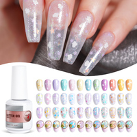 MissGel Gel Paillettes Haute Qualité Couleurs Esmaltes Semi-permanents Créez Votre Propre Marque Gel Paillettes UV pour Ongles