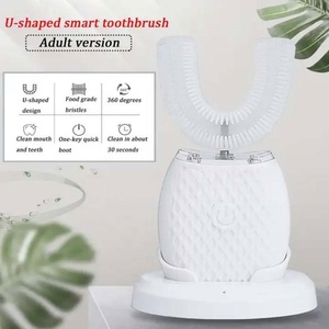 Máquina Eléctrica de Cuidado Bucal en Forma de U, Recargable, Automática, de Manos Libres, con Limpieza de 360° para Adultos - Product Image 2