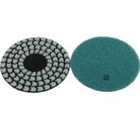 Disque de polissage diamanté flexible en résine JDK 4 pouces, 4 étapes, pour sols secs, granit, marbre, quartz, pierre d'ingénierie, OEM 100MM Extra