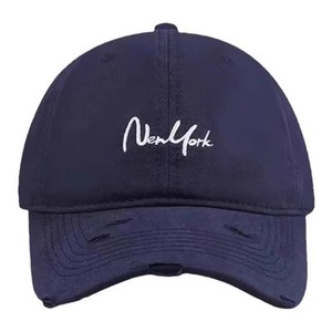 Embroidered Baseball Cap Cotton Canvas Unisex Summer Sun Protection Hat 19Cm Wide Brim Adjustable Fit Baseball Cap with Wide Bri - Product Image 3