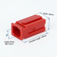 Connecteur de batterie style SB 75A 120A 180A 600V pour chariot élévateur, prise solaire compatible Anderson, connecteur de stockage d'énergie ESS