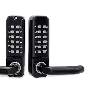 <span class=keywords><strong>Serrure</strong></span> de porte extérieure en acier <span class=keywords><strong>à</strong></span> combinaison <span class=keywords><strong>mécanique</strong></span> avec boutons sur la poignée - Product Image 5