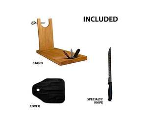 ชุดขาตั้งแฮมไม้แบบกำหนดเองที่วางแบบสเปนที่ยึดแบบ <span class=keywords><strong>Jamon</strong></span> สำหรับชาวสเปน <span class=keywords><strong>iberico</strong></span> HAM อิตาลี prosciutto มีดฐานตั้งสำหรับ Serrano HAM - Product Image 2