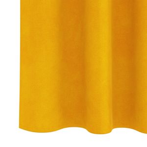 VidaXL W2B tende oscuranti con nastro superiore in velluto giallo senape Set 2 pezzi - Product Image 3