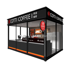 Bán chạy nhất bán lẻ gian hàng kiosk trong trung tâm mua sắm sáng tạo cà phê kiosk thiết kế đồ uống cửa hàng kiosk Quầy - Product Image 6