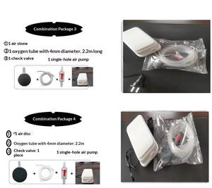 Kit Completo Pompa d'Aria per <span class=keywords><strong>Acquario</strong></span> con Pietra Porosa, Tubo dell'Ossigeno e Valvola di Non Ritorno per l'Aerazione dell'<span class=keywords><strong>Acquario</strong></span> - Product Image 4