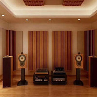 Diffuseurs acoustiques pour cinéma maison, panneau acoustique de plafond, panneau acoustique en bois pour salle audio, panneau acoustique pour studio